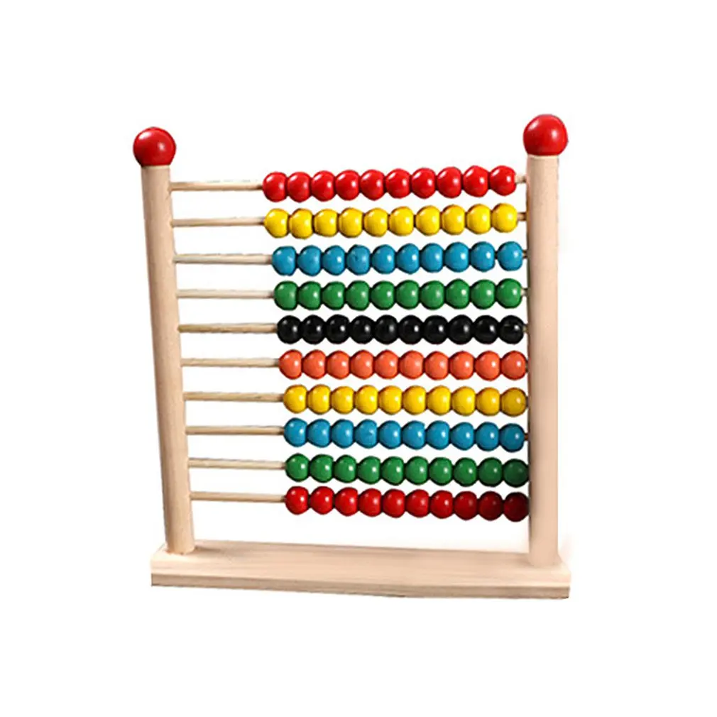 

Wooden Children's Educational Calculation Frame Abacus Frame Early Education Puzzle Wooden Toy Classification Toy
