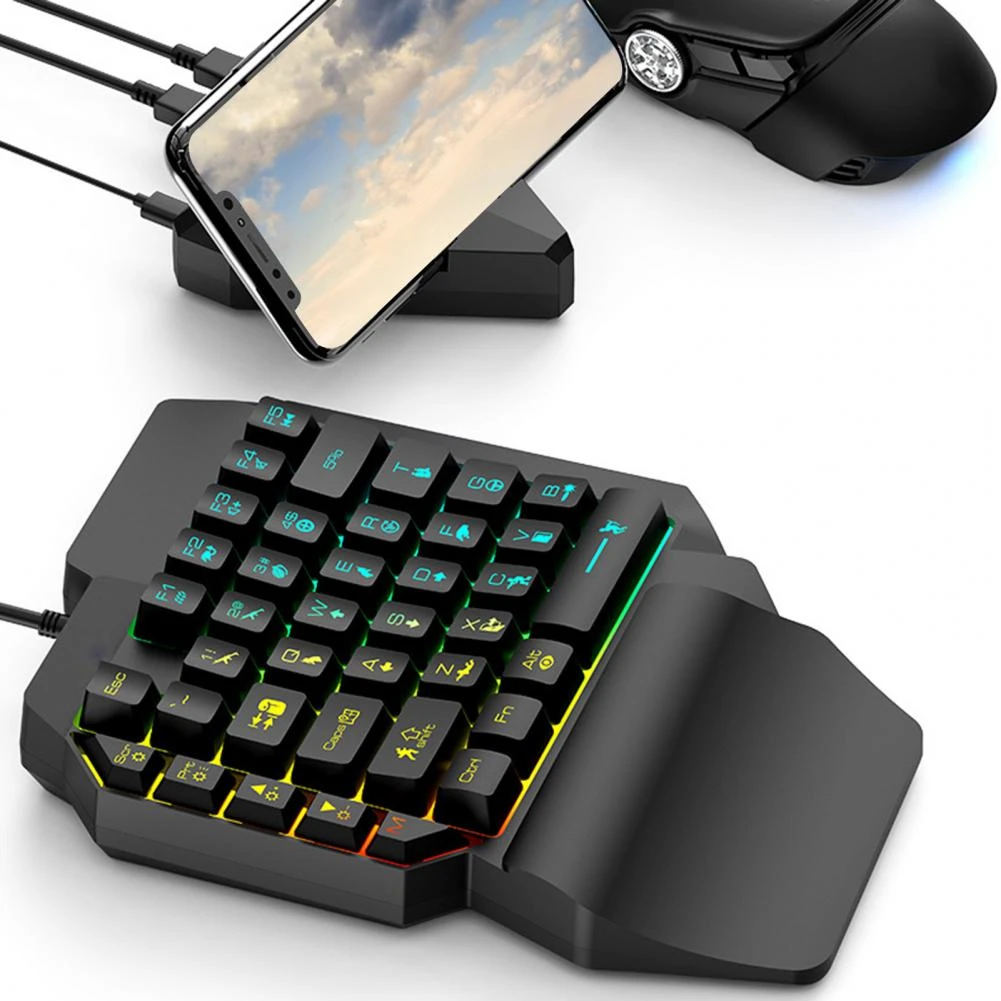 Minst Vernietigen hangen 39 Toetsen Enkele Handed Gaming Membraan Toetsenbord Gaming Toetsenbord Rgb  One Handed Mechanische Gaming Toetsenbord Voor Pc Laptop|Toetsenborden| -  AliExpress