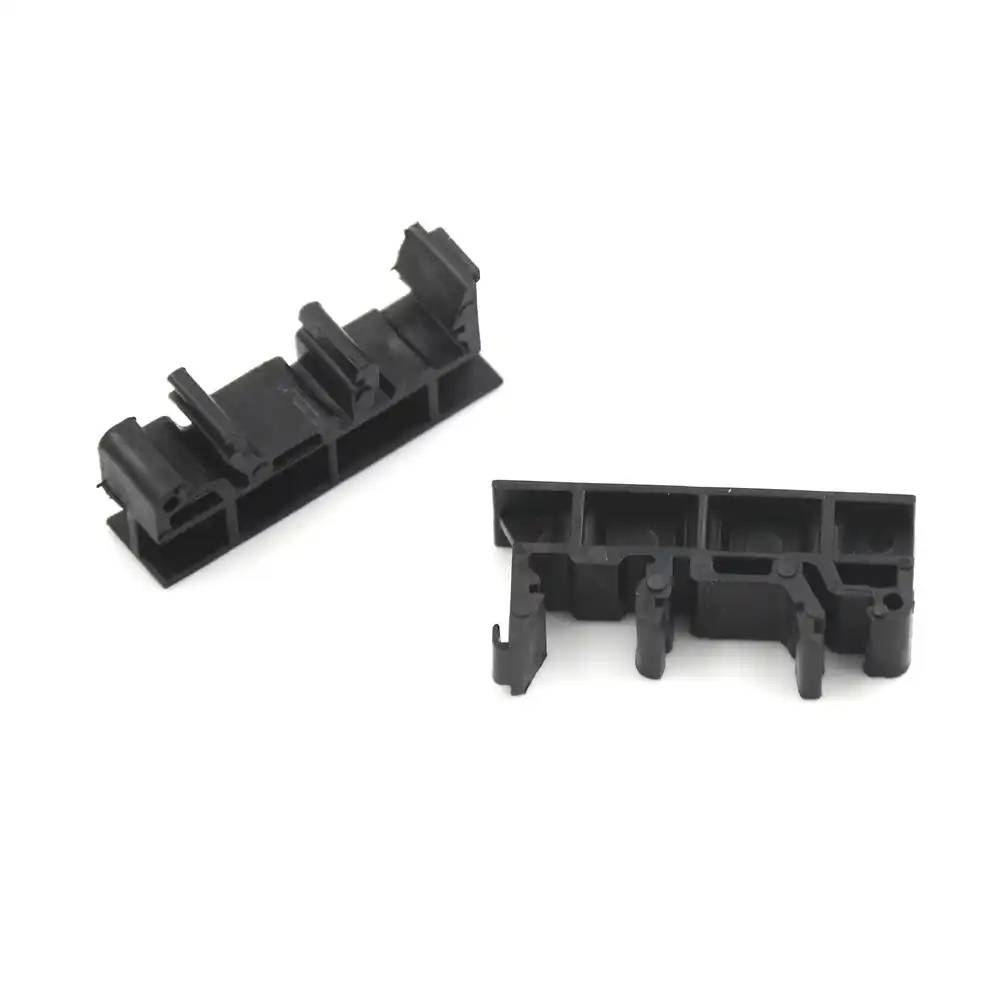 PCB Din C45 Rail Adapter Circuit Board Mounting Bracket Holder Carrier Black4H
