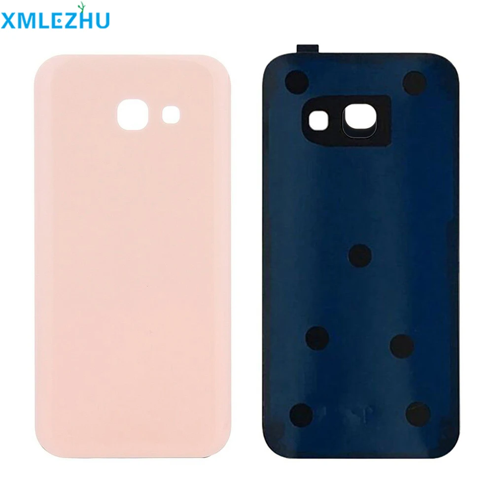 50 шт. для samsung Galaxy A3 A320 A5 A520 A7 A720 2017 Крышка батареи Задняя стеклянная дверь Корпус
