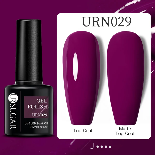 UR SUGAR 7.5ml Luminous Thermal Gel Nail Polish 2 In 1 Color Changing Glow in Dark Soak Off Manicuring UV Gel Nail Art Varnish URN029