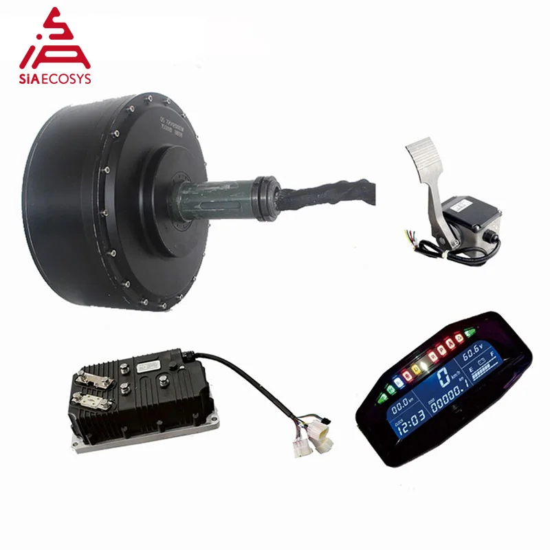 12000w 273 70h V3 Ecar Hub Motor Conversion Kits 130kph Motors