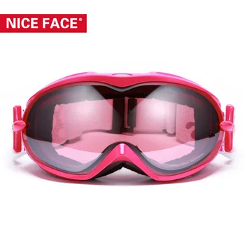 

Genuine Product Nice Face Double Layer Anti-fog Ski Goggles Goggles Eye-protection Goggles Spherical deng shan jing