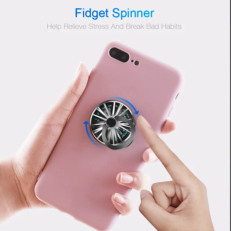 Гироскопическое кольцо для телефона, подставка, ручной металлический Спиннер 360, вращающийся держатель для мобильного телефона, подставка для iPhone, samsung, держатель для пальцев