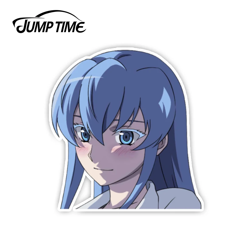 Прыгать время 13 см x 10 6 анимэ Akame Ga Kill! Большая голова аниме автомобильные наклейки