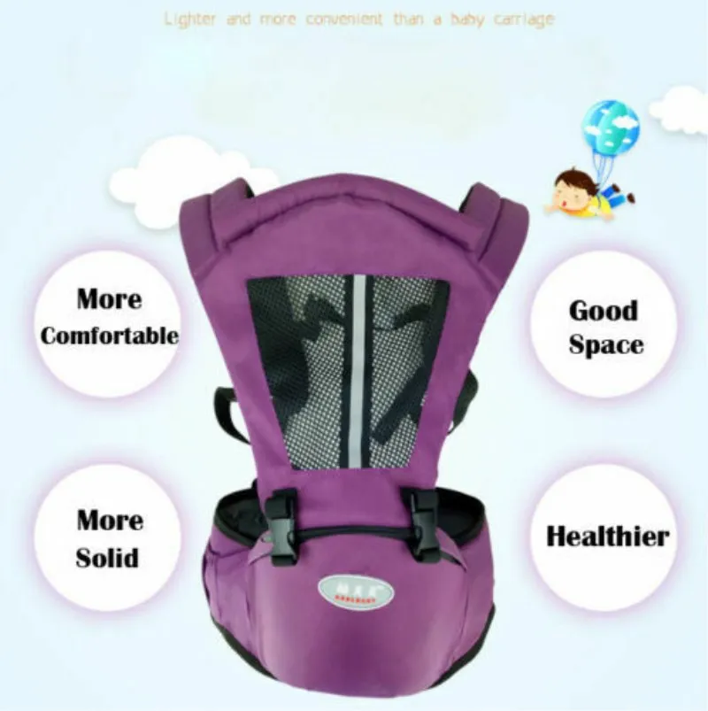 FOCUSNORM Newborn Baby Carrier Sling Wrap Front Chest Backpack Back Ergonomic Multifunction Breathable Carriers All Seasons