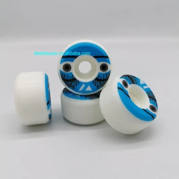 

Good quality conical and round shape skateboard wheels 54mm skate wheel 90% rebound 54*32mm 105A wear-resisting skating wheels
