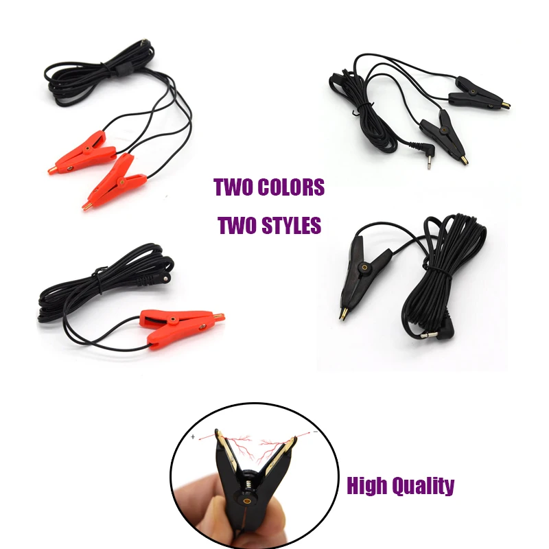 Electro Shock Nipple Clamp Clitoris Clip Labia Clip Massage Pad Strong BDSM Electro Stimulate Breast Flirting Sex Toy For Couple electro sex toys electric sex toys