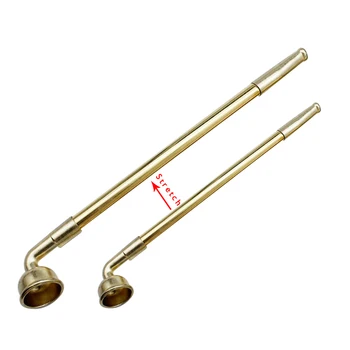

1PC Creative Retro Metal Stretchable 15cm Smkoing Pipes Herb Tobacco Pipe Smkoing Tobacco Pipe