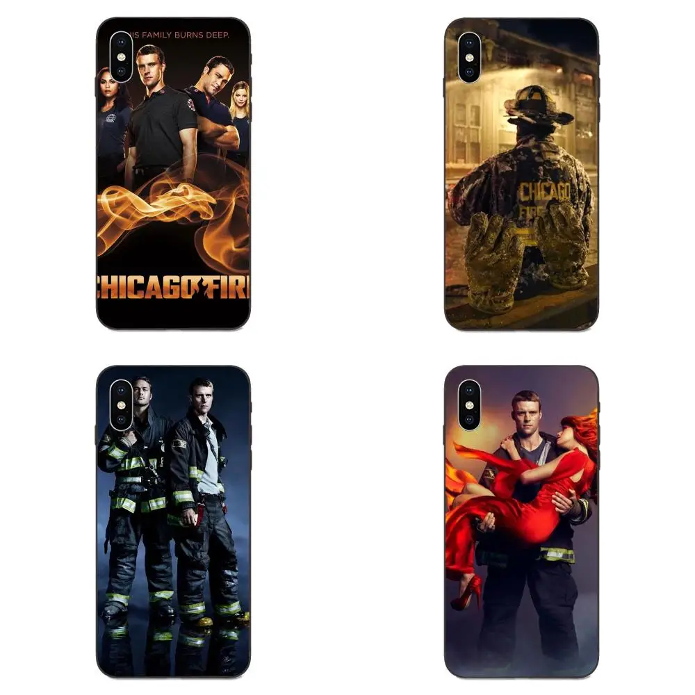 Chicago Fire ТВ-шоу Топ для Xiaomi mi x Max Note 2 2S 3 5X6 6X8 9 SE A1 A2 Lite Play Pro F1 TPU Art Print