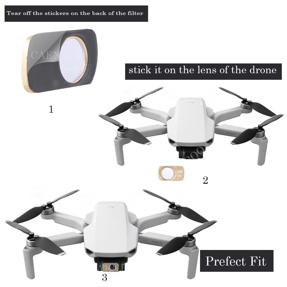 Buy For DJI Mavic Mini Drone Filters Lens Gimbal Protector Filter ND32PL+ND8PL+ND16PL+ND64PL Neutral Density Filter For Mavic Mini