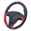 Universal Soft Fibe Leather Steering Wheel Cover Car Accessories Sport Style Steering Wheel Braid Durable Steering Cover 15 Inch ► Photo 2/6