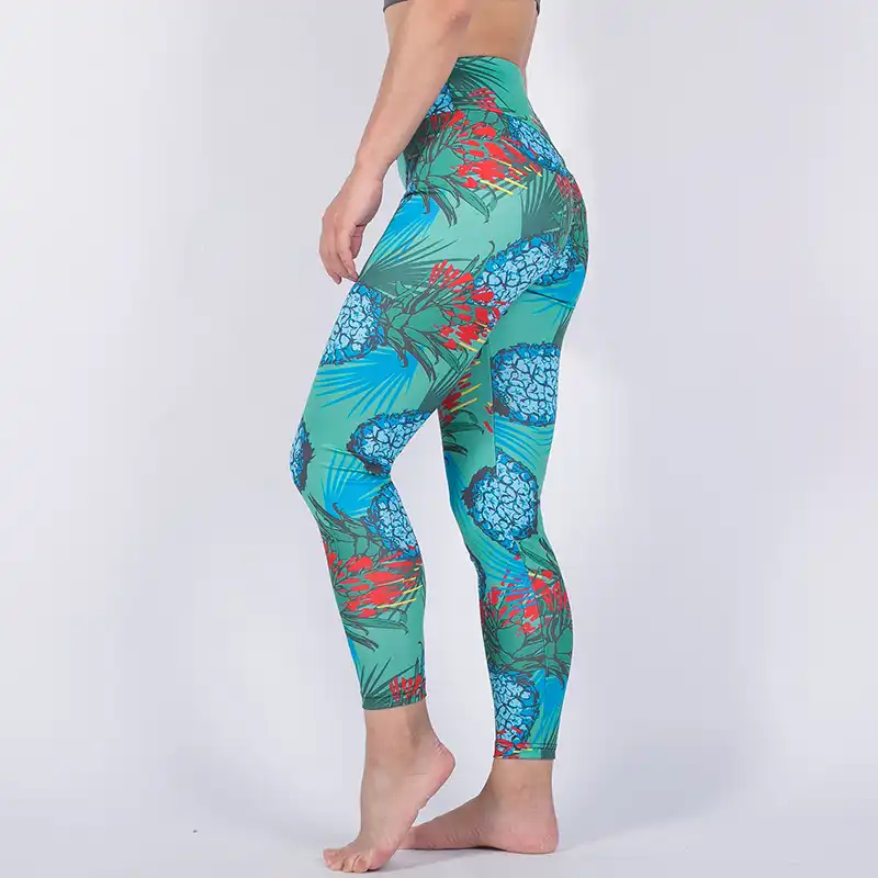 pineapple workout pants