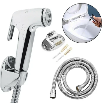 

Cleaning Bidet Sprayer Set Accessories Car Hand Held Easy Install ABS Pet Toilet Bathroom Shower Diaper Home Wash Hose Holder