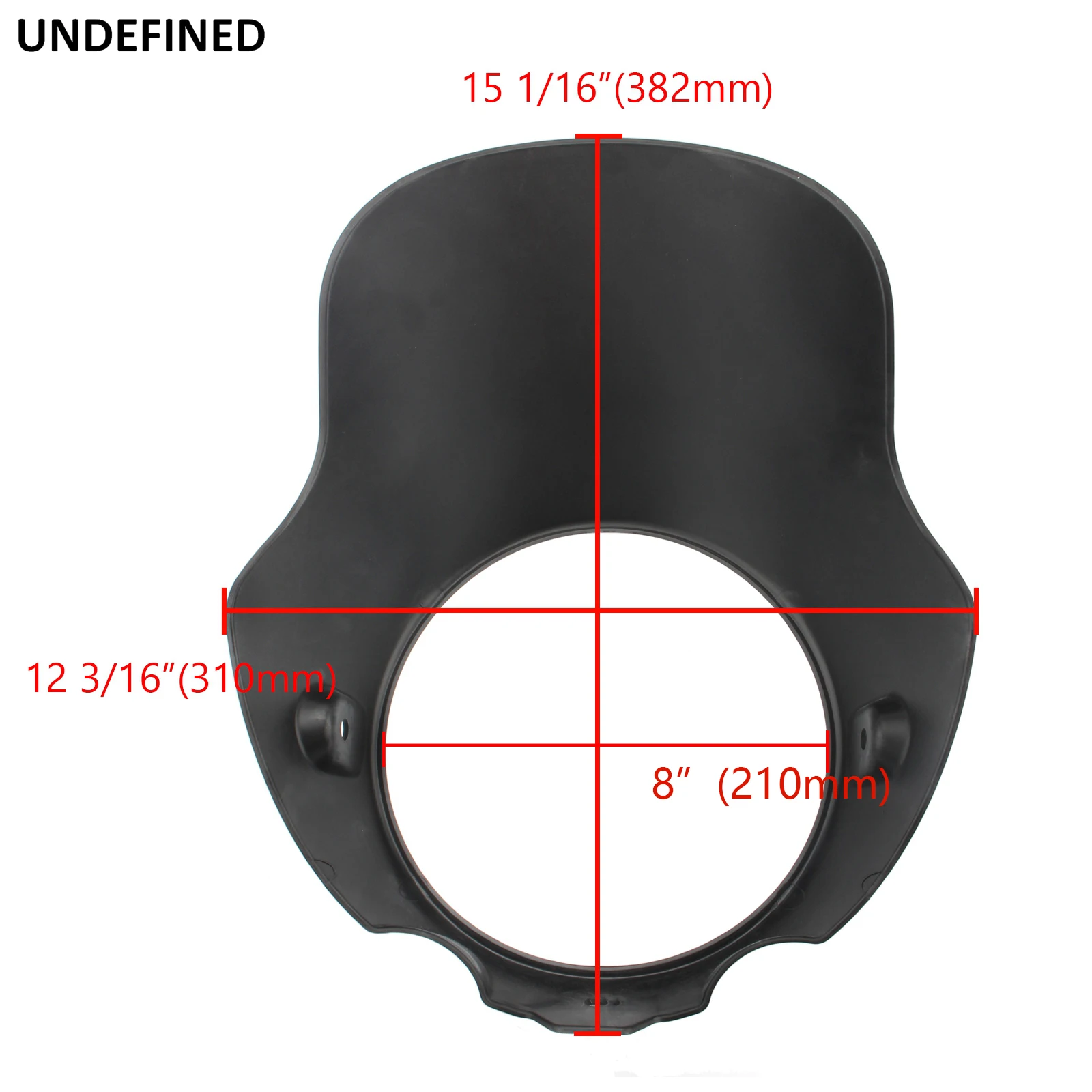 Motorcycle Headlight Fairing Cafe Racer 8 inch Windshield Cover for Honda Yamaha Victory Ducati Monster Bobber Chopper CB150