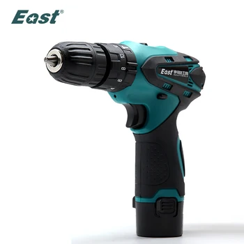 

12V Lithium Battery Torque Electric Drill bit cordless Electric Screwdriver hand wrench with plastic case carry tool box set