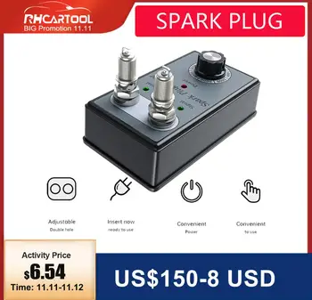 

OBD2 Car accessories Dual Hole Car Spark Plug Tester Ignition Plug Analyzer Diagnostic tool Automotive Spark Plug Detector