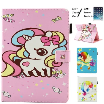 

Horse modeling Color Cartoon Pattern Support Protective Cover Case for iPad Mini 1234 Mini 5 2019 7.9 inch