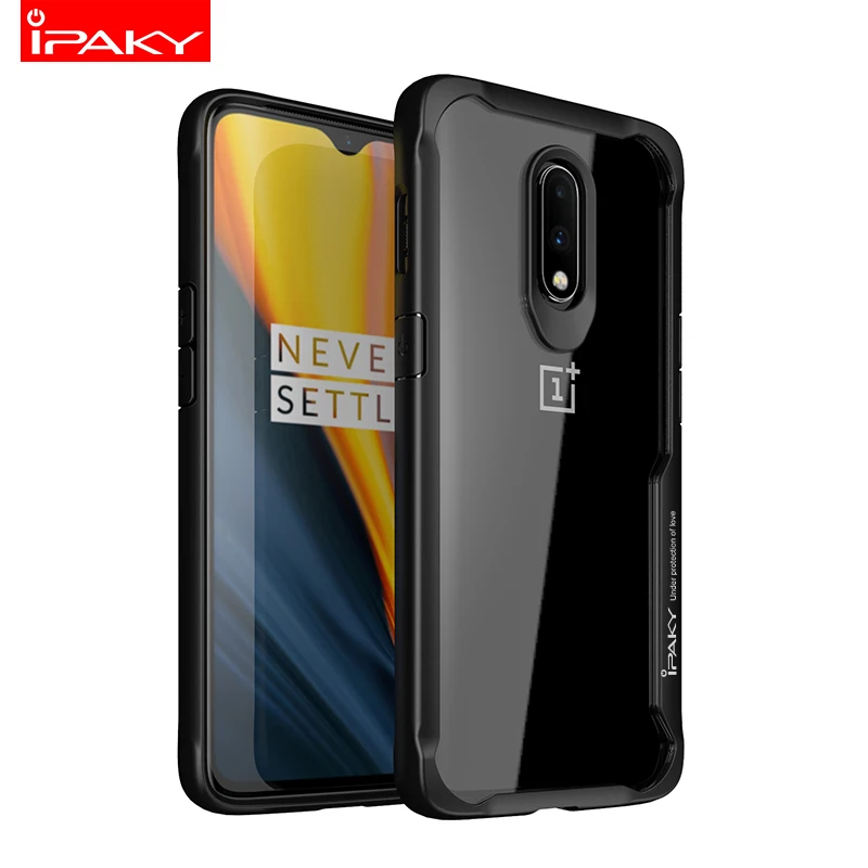 Чехол для Oneplus 7 Pro оригинальный IPAKY чехол oneplus силиконовый акриловый Гибридный