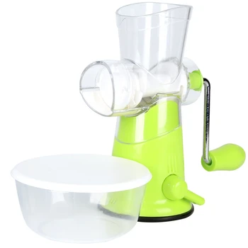 

Manual Roller Vegetable Slicer Cutter Potato Chopper Carrot Grater Detachable Stainless Steel Blade Non-Slip Base Meat Grinder