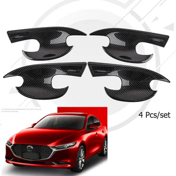 

Car Door Handle Anti-scratch Door Bowl Handle Protection Modification For Mazda 3 Axela 2019 2020 Car Accessories