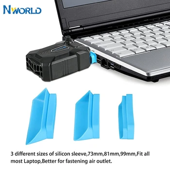 

Portable Laptop Cooler Fan Air Extracting Cooler Adjustable Wind Speed USB-powered Fan Heat Sink Laptop Cooling For Notebook