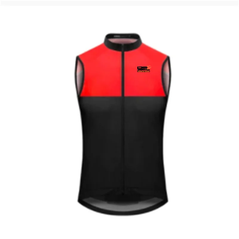 Men Cycling Base Layer Summer Jersey Cycling Vest Reflective MTB Road