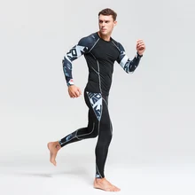 New Men's Thermal underwear Base layer Tracksuit Warm Men's Winter Sports Suits Compression Sportswear Thermal Underwear 4xl