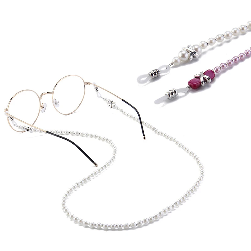 Imitation Pearls Fashion Glasses Chain Cord for Wearing Neck Holding