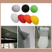 3 шт./компл. утолщение настенное бесшумный набор дверной фурнитуры крылья резиновый ШВАРТОВЫЙ Кранец ручка дверного замка защитная накладка защита наклейки