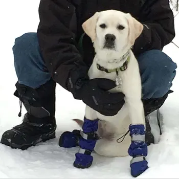 

Dog Shoes High Waist Golden Retriever Samos Husky Waterproof Non-Slip Dog Feet Large Dog Boots Pet Shoes