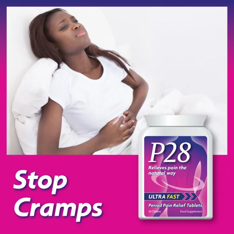 

P28 ULTRA PERIOD PAIN RELIEF STOP MENSTRUAL PAIN PMT STRONG
