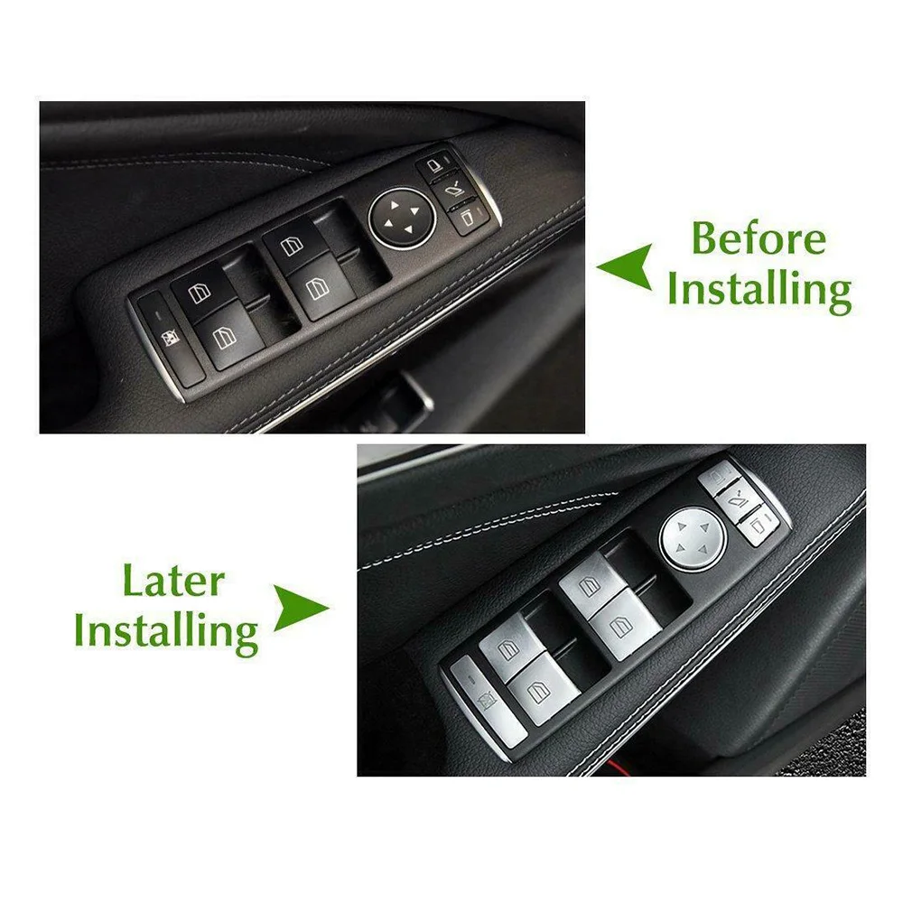 14 шт./компл. высококачественные автомобильные аксессуары хромированная