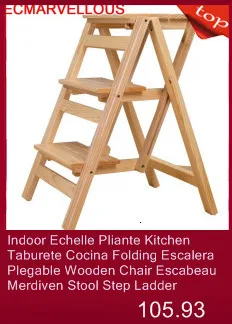 Крытый Echelle Pliante Кухня Taburete Cocina складной Escalera Plegable деревянный стул Escabeau Merdiven табурет-стремянка