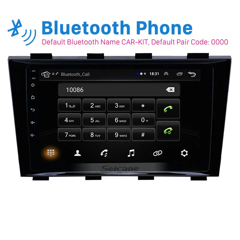 Seicane 9 дюймов Android 8 1 HD сенсорный экран автомобильный GPS радио для 2009 2015 Geely Emgrand EC8 с