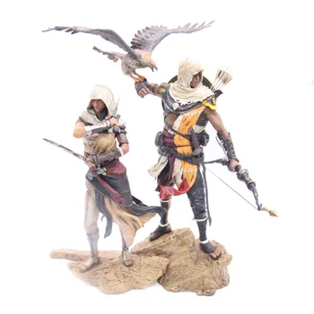 

Game Character Aya & Bayek 25cm High Quality PVC Statue Action Figure Model Toys