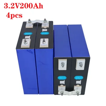 شراء4 قطعة/الوحدة عميق دورة المنشورية 3.2 فولت 200AH 3C LiFePO4 بطارية ل الطاقة الشمسية حياة طويلة 3500 دورات لنظام الطاقة UPS التموين