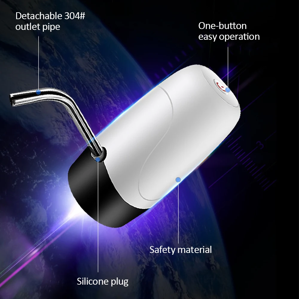 USB зарядное устройство электрический насос ведро автоматический очиститель воды диспенсер воды давление Электрический водяной насос для домашнего хозяйства