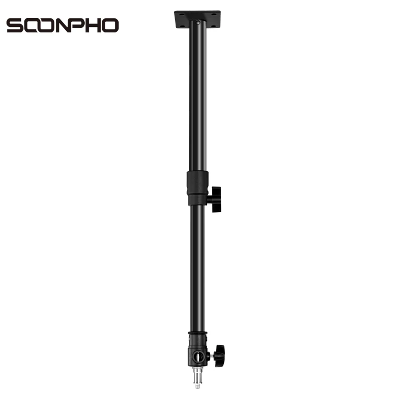Soonpho Wall Ceiling Mount Light For Flash Lamp LED Lights Softbox Photo Studio Live broadcast vedio 3/8" 1/4" Stud 5.0 Tripod