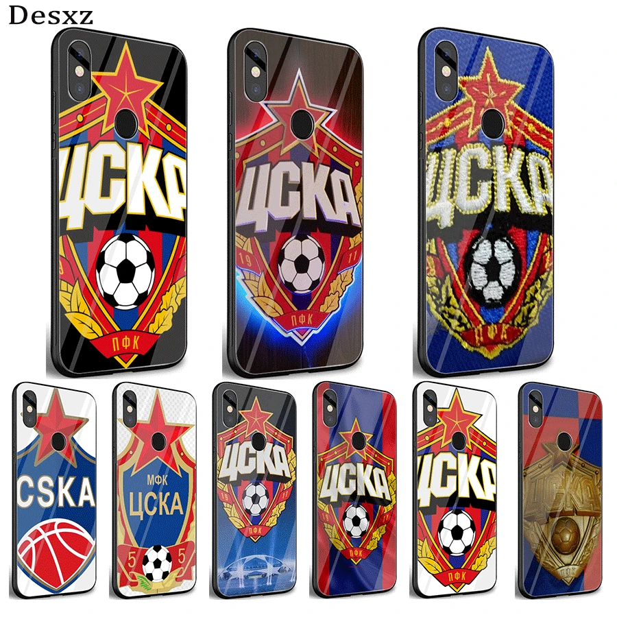 CutePone чехол для Xiaomi Redmi Note 5 6 7 Pro A1 A2 5X 6X F1 8 9 PFC CSKA Россия|Чехлы-накладки| |