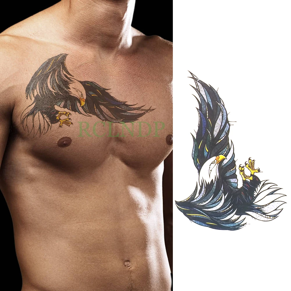 Водостойкая временная татуировка наклейка ревущая голова Волка Птица Животное цветок тату черный флэш-тату поддельные большие татуировки для мужчин и женщин - Цвет: Сливовый