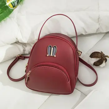 

Women Hot Sale Fashion Ladies Mini Backpack PU Leather Rucksack Bags Travel New