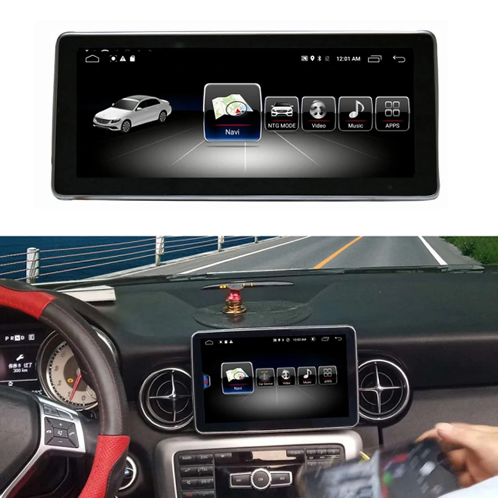 

8.4" Android 8.1 Car Radio GPS Navigation WiFi Bluetooth Head Unit Screen for Mercedes Benz 2011-2015 SLK 200 250 300 350 55 AMG