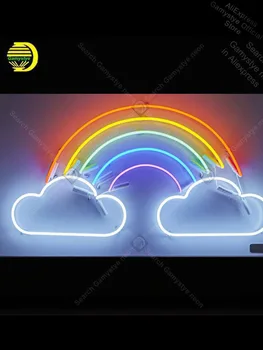 

Neon Sign for rainbow and clouds neon sign home improvement Handicraft Store Neon Lights Neon Signs For Home Fairy lights Atarii