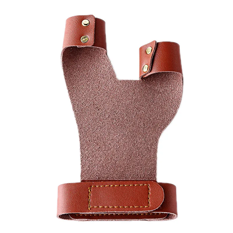 Gants De Tir à L'arc 2 Doigts – Cuir De Vache, Pour Droitier Ou Gaucher, Neufs