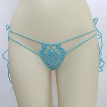 Крючком стринги женские мини бикини микро купальники бикини для загара плавки