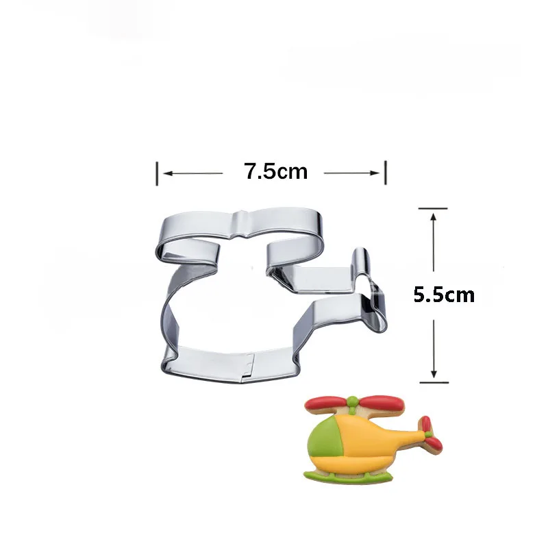 1pcs patisserie Traffic Bus Train Motorcycle Cruise Ship Cookie Cutters Fondant Cake Decor Tools emporte piece biscuit Mould DIY Cookie Cutter Baking Mold Cookie Mould Baking Decorating Tools