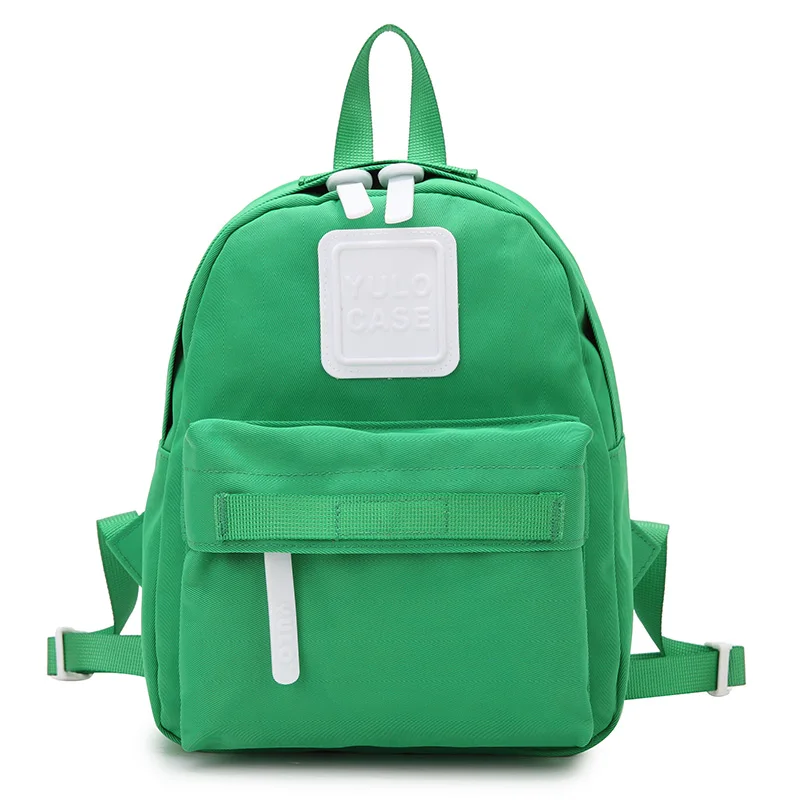 Маленькие рюкзаки женские сумки через плечо для девочек-подростков детские мини-рюкзаки японский стиль прочный рюкзак фирменный дизайн Mochila - Цвет: Green