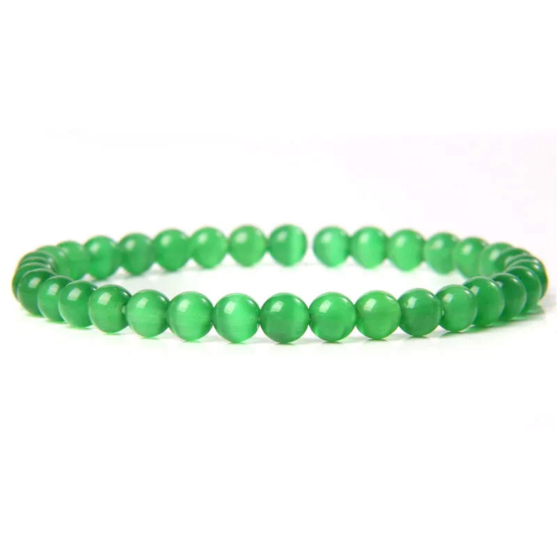 Macy's Dyed Green Jade (7mm) Bangle Bracelet in Sterling Silver (Also  available in Red, Black and Green and Red Dyed Jade) - Macy's
