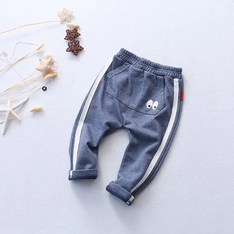 Spring New Style Boy Pants Children Athletic Pants Korean-style Casual Cartoon CHILDREN'S Trousers